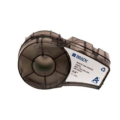 BRADY - Etiquetas de vinilo con adhesivo permanente - M21-750-595-GN