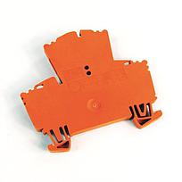 Bloque de terminales, 20A, 600 VCA/CC, 2 Niveles, 2 Circuitos, 2.5 mm, Amarillo - 1492-JD3-Y