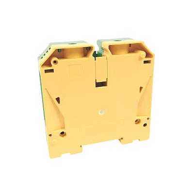 Bloque de Terminales, Puesta a tierra, 24 - 4AWG, verde y amarillo, 16 mm, ROCKWELL - 1492-JG16