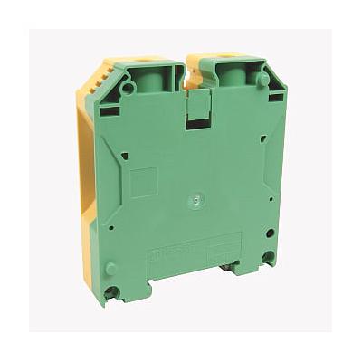 IEC 1-Ckt Feed-Through Grd Blk  70mm