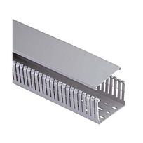 Conducto métrico ranurado,PVC,100mm x 100mm x UTPCH7VLY