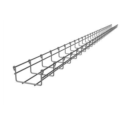 Charola tipo malla Charofil, 66/100, tramo de 3 mts, acabado Electro Zinc - MG-50-431EZ