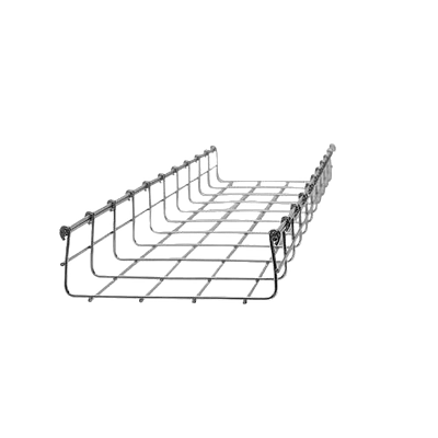 CHAROFIL Charola tipo malla, 3Mts, 60/600mm, Hasta 630 cables Cat6, Acabado Electro Zinc - MG50438EZ