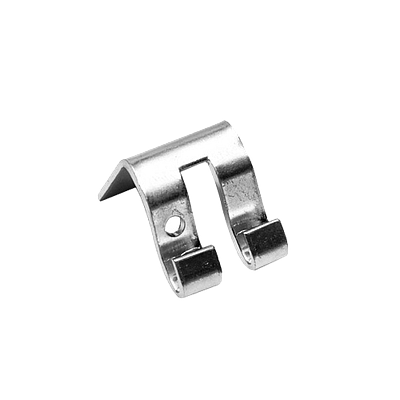 Grapa de suspensión Charofil, para anchos de 50 a 300 mm, con acabado Electro Zinc - MG-51-105 EZ