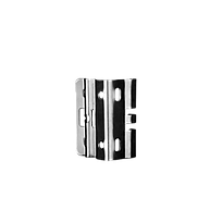 CHAROFIL Mini clip automático, Unión de charola, 100 a 250 mm, Acabado Electro Zinc - MG-67-112EZ