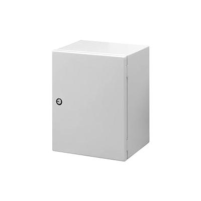 Gabinetes de montaje en pared pequeños serie GL66, 200 x 200 x 120 mm, gris claro, acero