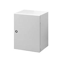HOFFMAN Gabinete pequeño de montaje en pared, Exteriores, Serie GL66, Acero, Gris - MHC250200150