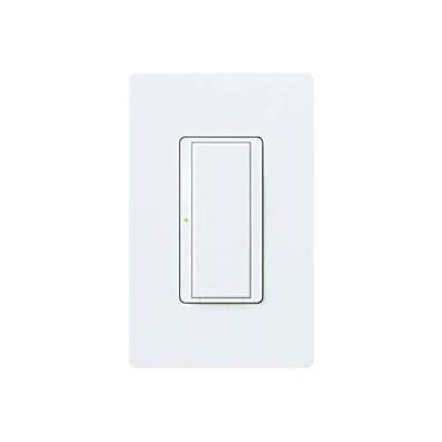 LUTRON Interruptor inalámbrico VIVE, 6A, 120V, Bajo voltaje magnético, Blanco - MRF2S-6ANS-WH