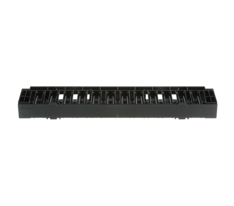 PANDUIT Organizador de cables horizontal, color negro - NCMHF1