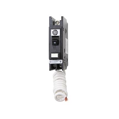 1492-MC Thermal-magnetic Miniature Circuit Breakers, 1492 Miniature Circuit Breaker, 120 V AC, Ground Fault Circuit Interrupters (GFCI), Panel mounting, With Self Test Capability, 1 Pole, 15 Amps, Standard Terminal, None