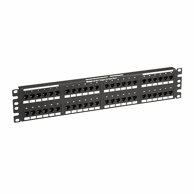 NETKEY Panel de conexión NK Punchdown, Cat 5e, plano - NK5EPPG48Y