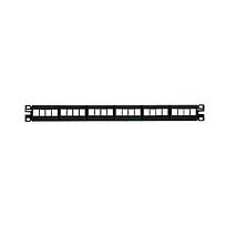 NETKEY Panel de conexión modular NK, plano, 24 puertos, 1 - NKFP24Y