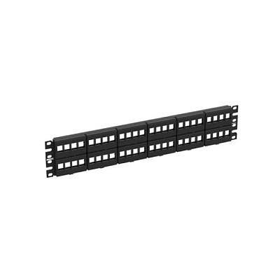 NETKEY Panel de conexión modular, plano, 48 puertos - NKFP48Y
