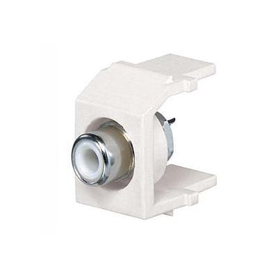 NK RCA Module, Solder Type, White Insert