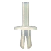 PANDUIT Remache de nailon, Blanco, 100PZ - NR1C