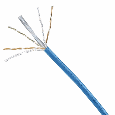 PANDUIT Bobina De Cable UTP, 305 M, Categoría 6, Cobre, Azul, - NUC6C04BUC
