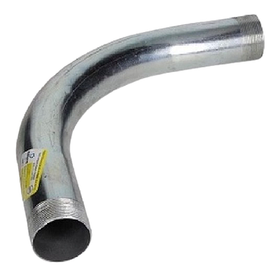 Codo Conduit para pared Gruesa (E.A.), (ROSCADO) Galvanizado 2"