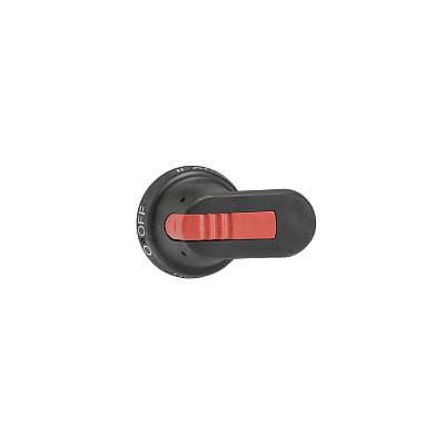 Manija Pistol 65mm 1-0-2 negra/roja, Longitud 65mm para OT16...125F3C Agregar Varilla 6mm ø