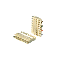 PANDUIT Bloque de conexión punchdown, Categoría 5e, 4 pares, 10 PZ - P110CB4XY