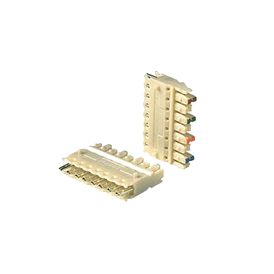PANDUIT Bloque de conexión punchdown, Categoría 5e, 4 pares, 10 PZ - P110CB4XY