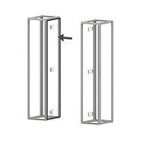 HOFFMAN Kit de Unión de bastidor G2, Lado G2 a lado ProLine, Caucho - P2AJP