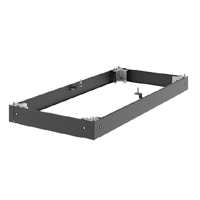 HOFFMAN Base de zócalo G2, Acero, Negro - P2BP1125