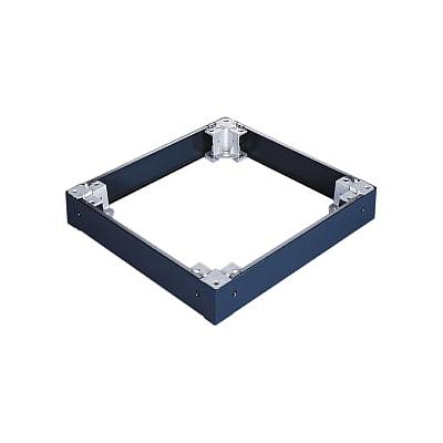 HOFFMAN Base de zócalo, Acero, Negro - P2BP186