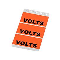 Voltage Marker Book, Vinyl, '110 VOLTS',