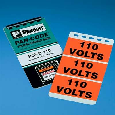 Voltage Marker Book, Vinyl, '220 VOLTS',