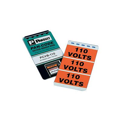 Voltage Marker Book, Vinyl, '480 VOLTS',