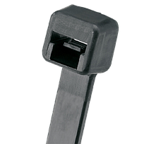 PANDUIT Cincho de bloqueo Pan-Ty, sección transversal intermedia, 142mm, Negro - PLT1.5IM0