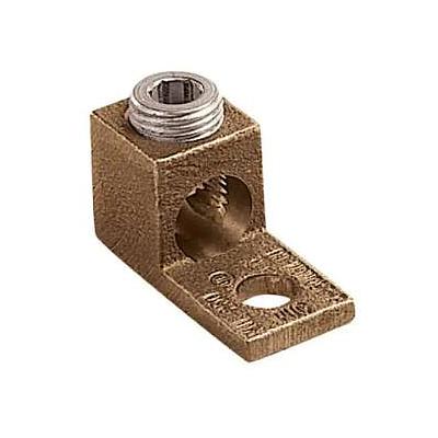 Copper Mechanical Lug, 1 Hole, Straight