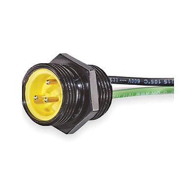 Mini 4 Pole Female Receptacle 4 Ft Pigtails 16AWG