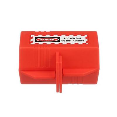 120 Volt AC Cord Lockout Device, Red.