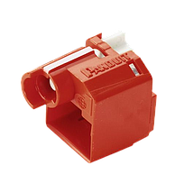 PANDUIT Dispositivo de bloqueo de enchufe RJ45, Rojo, 10 PZ - PSLDCPL
