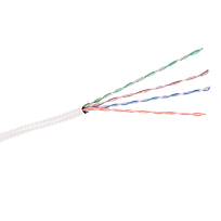 PANDUIT Bobina de Cable de Cobre UTP, Categoría 5e, 24 AWG, PVC, 4 pares, Gris Claro - PUC5504IGY