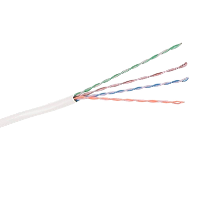 PANDUIT Bobina de Cable de Cobre UTP, Categoría 5e, 24 AWG, PVC, 4 pares, Gris Claro - PUC5504IGY