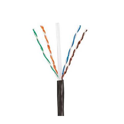 PANDUIT TX6™Bobina de Cable de Cobre U/UTP,  Categoría 6, 23 AWG, Negro - PUO6C04BL-CEG