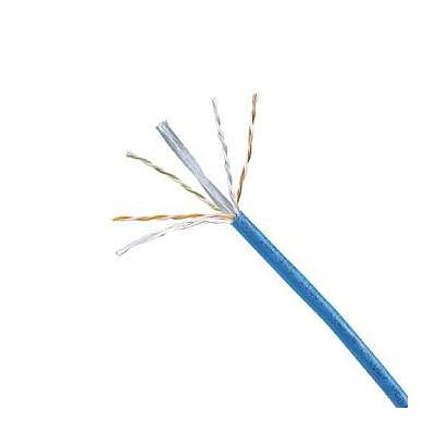 PANDUIT X6000™ Cable de cobre de 4 pares, UTP, de categoría 6 Mejorada, 23 AWG, UTP, azul - PUR6004BU-FE