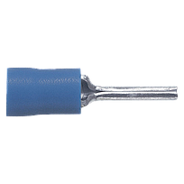 PANDUIT Terminal de clavija, con aislamiento de vinilo, 16 - 14, Azul - PV14P47C