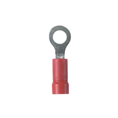 PANDUIT Terminal de anillo, con aislamiento de vinilo, 22 - 18, Rojo - PV1810RMY