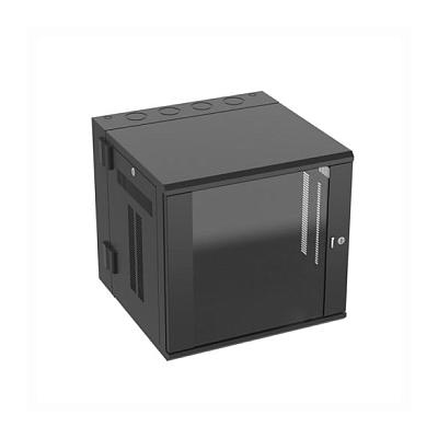 PANDUIT Gabinete de montaje en pared, 25 pulgadas de profundidad, 12RU, Negro - PZWMC12W