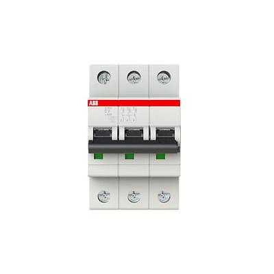 ITM 2 A, 3 Polos, Curva C, 6kA según IEC 60898 a 230/400 Vca, Accesoriable