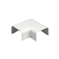 PANDUIT Accesorio de ángulo recto, baja tensión, LD5, ABS, Marfil - RAF5IWE