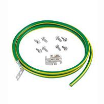 PANDUIT Kit de puente de unión de equipos, 600 V, Amarillo y verde - RGCBNJ660P22