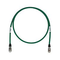 Copper Patch Cord, Cat 6A, Green S/FTP C