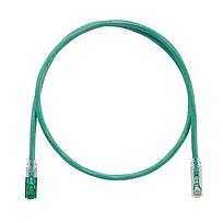 Keyed Copper Patch Cord, Cat 6A, Green S