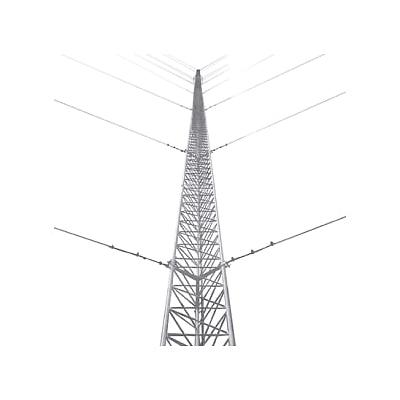 TORRE ARRIOSTRADA DE 12 MTS DE ALTURA INCLUYE TRAMOS DE TZ30, BASE, COPETE, CABLE DE RETENIDAS, TORNILLO MUERTO, BRIDAS, TENSORES, ANCLAS DE PISO O PARED, CUELLOS, NUDOS, LÁMPARA DE OBSTRUCCIÓN, FOTOC