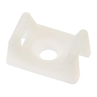Cable Tie Mount, .43&quot; (10.9mm)W, #6 Scre