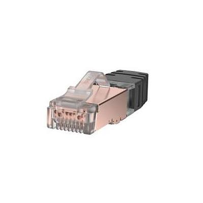Conector para terminación en campo RJ45 de categoría 6 blindado, 24-26 AWG